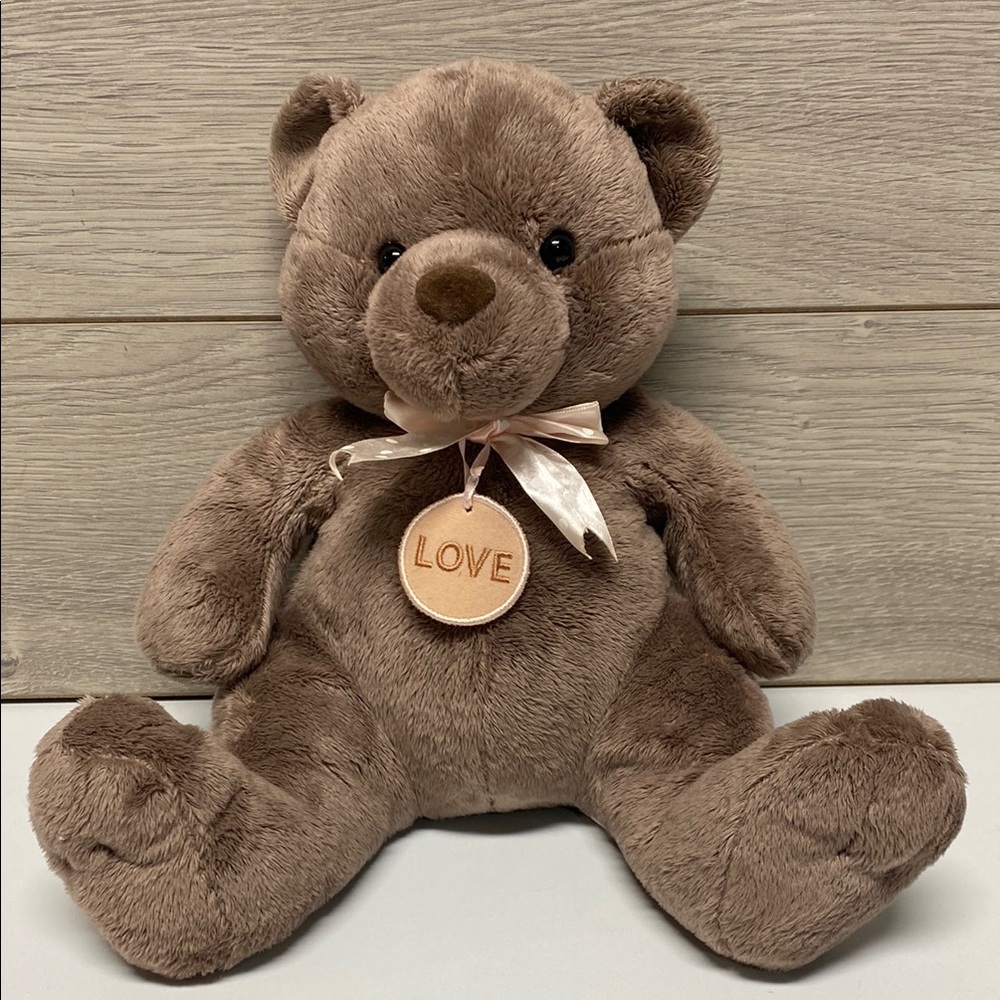 Burton + Burton Brown Teddy Bear with Love Pendant